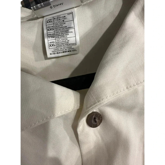 Disney World Island Paradise Mickey Mouse Kickin Back Embroidered Shirt Size XXL - Picture 4 of 6